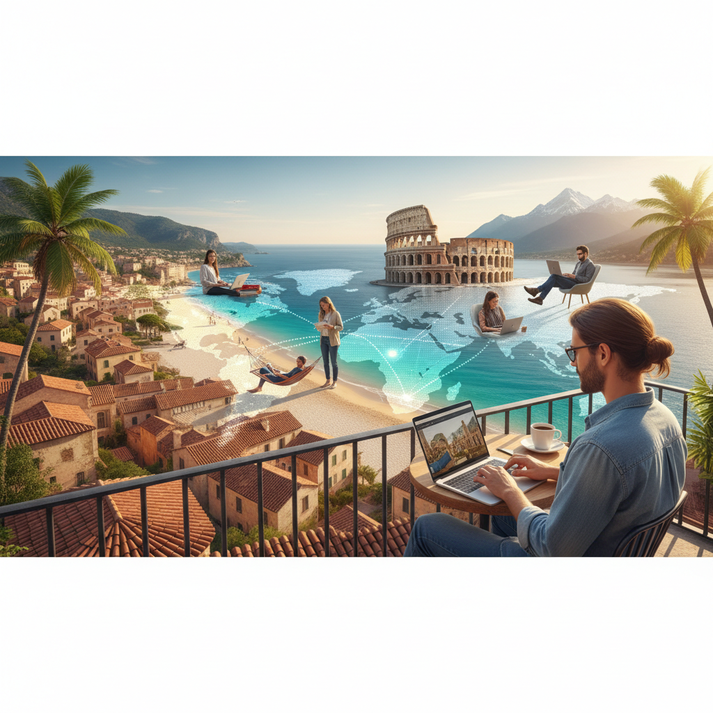 Nômade Digital: Os Melhores Países para Morar e Trabalhar Remotamente em 2026